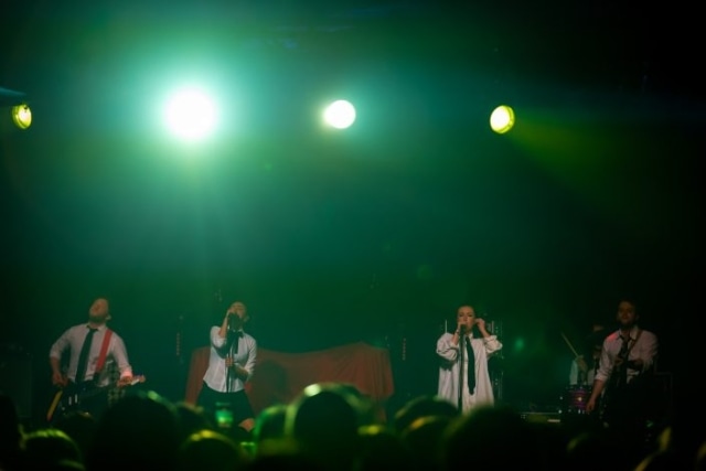 Group shot of Daisy Grenade performing at Ace of Spades in Sacramento