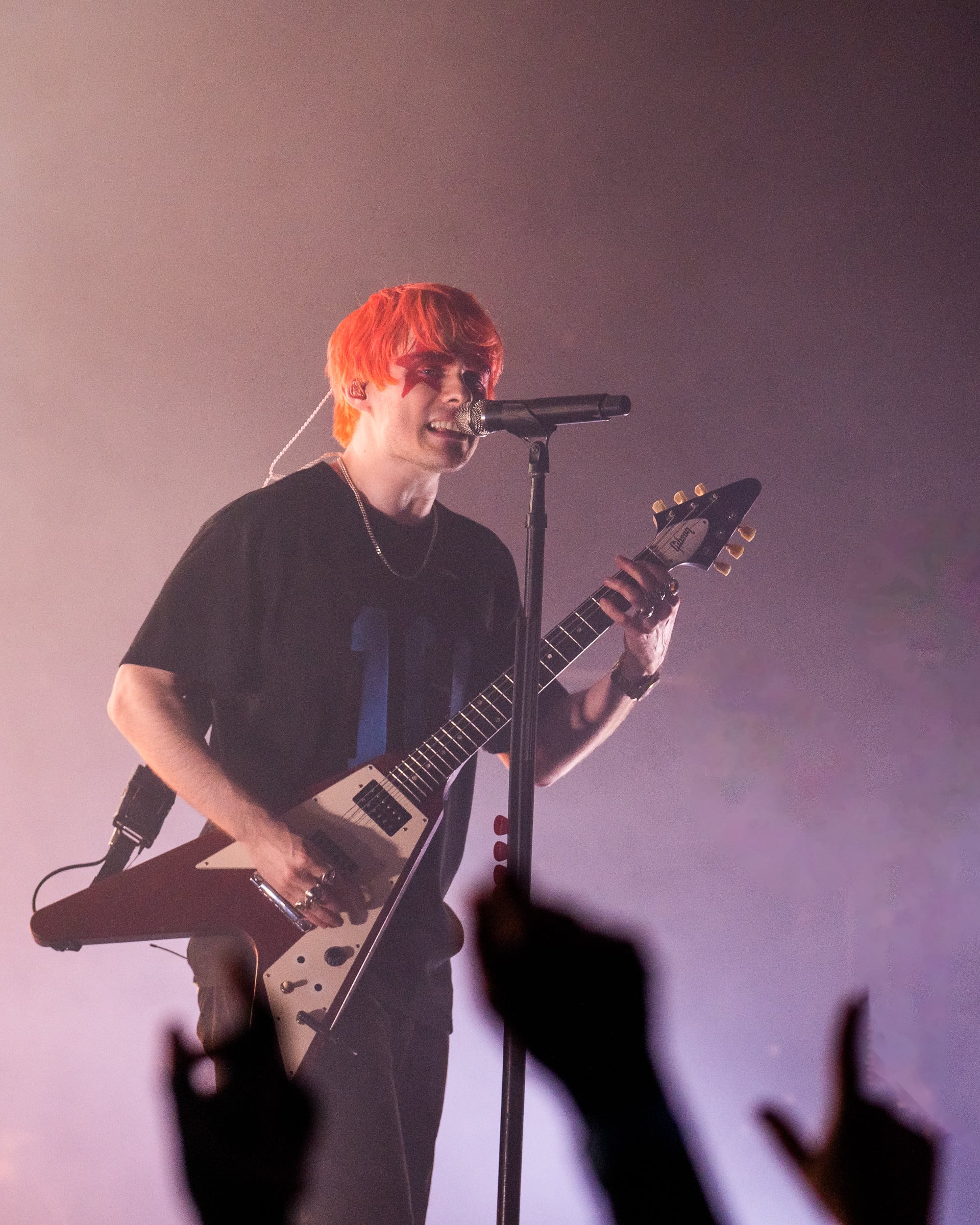 Awsten Knight of Waterparks performing at Ace of Spades in Sacramento