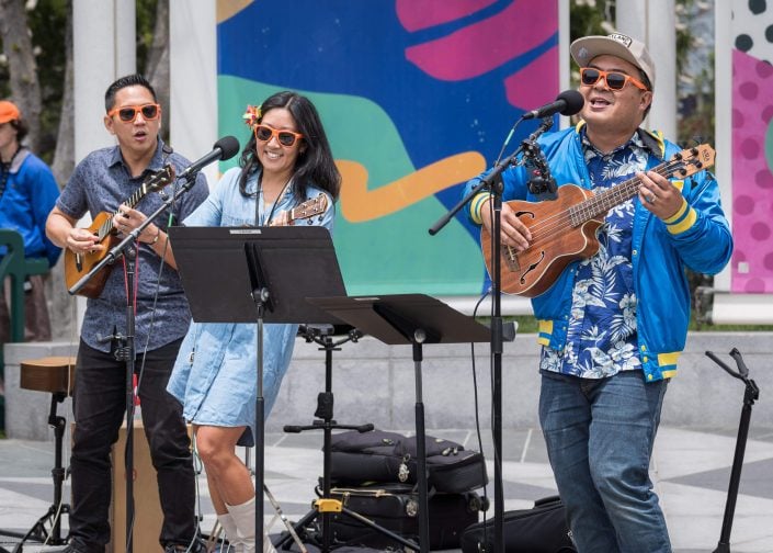 SF Uke Jam’s Summer Uke-Splosion at the Yerba Buena Gardens Festival