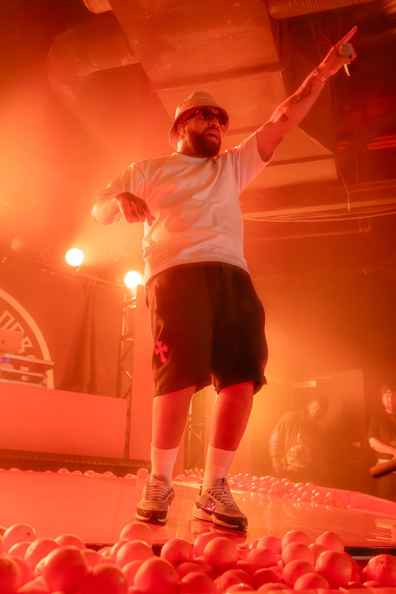 Rapper, Larry June, performing at Ace of Spades in Sacramento, CA.