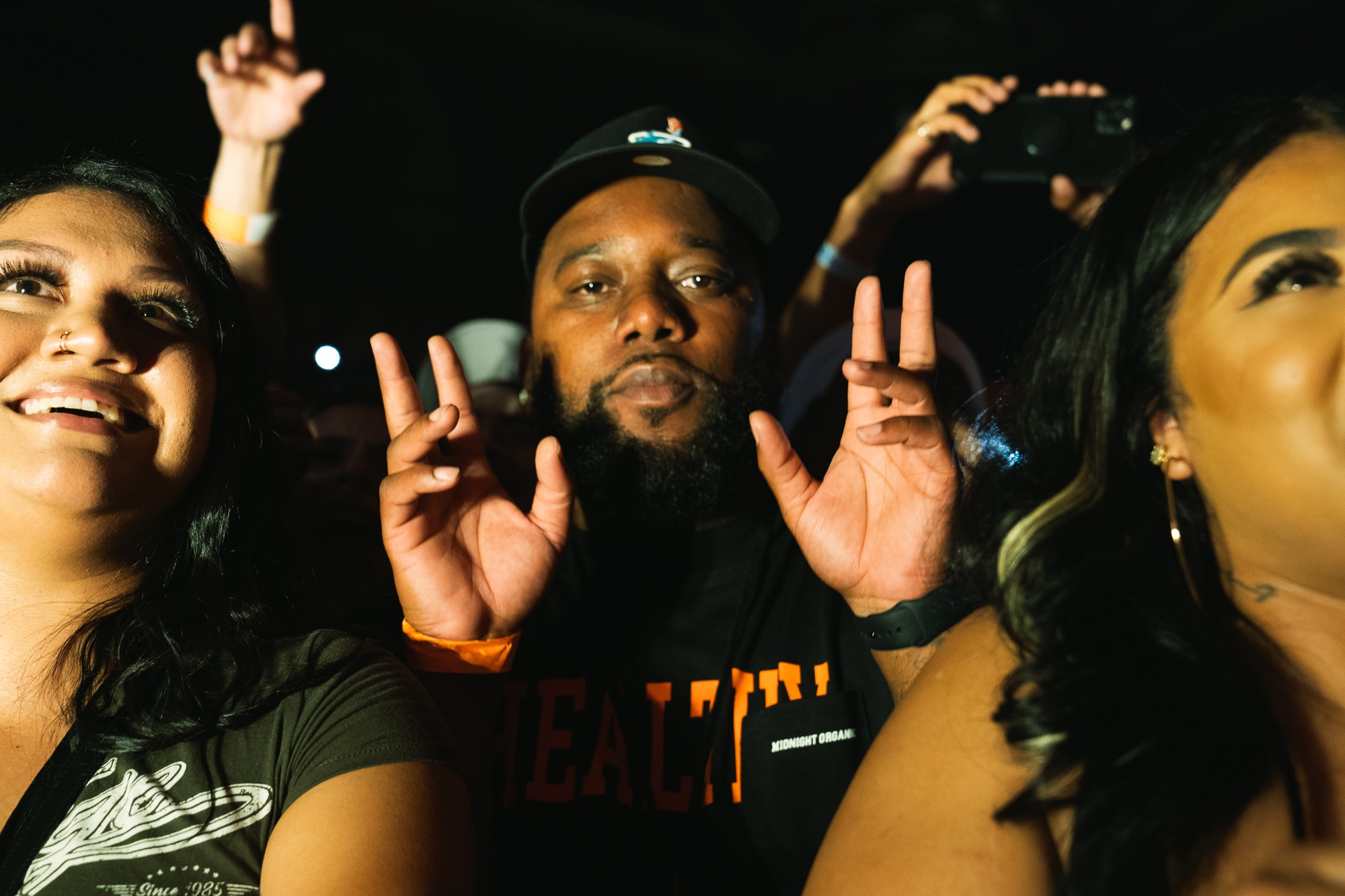 A fan at Ace of Spades in Sacramento, CA.