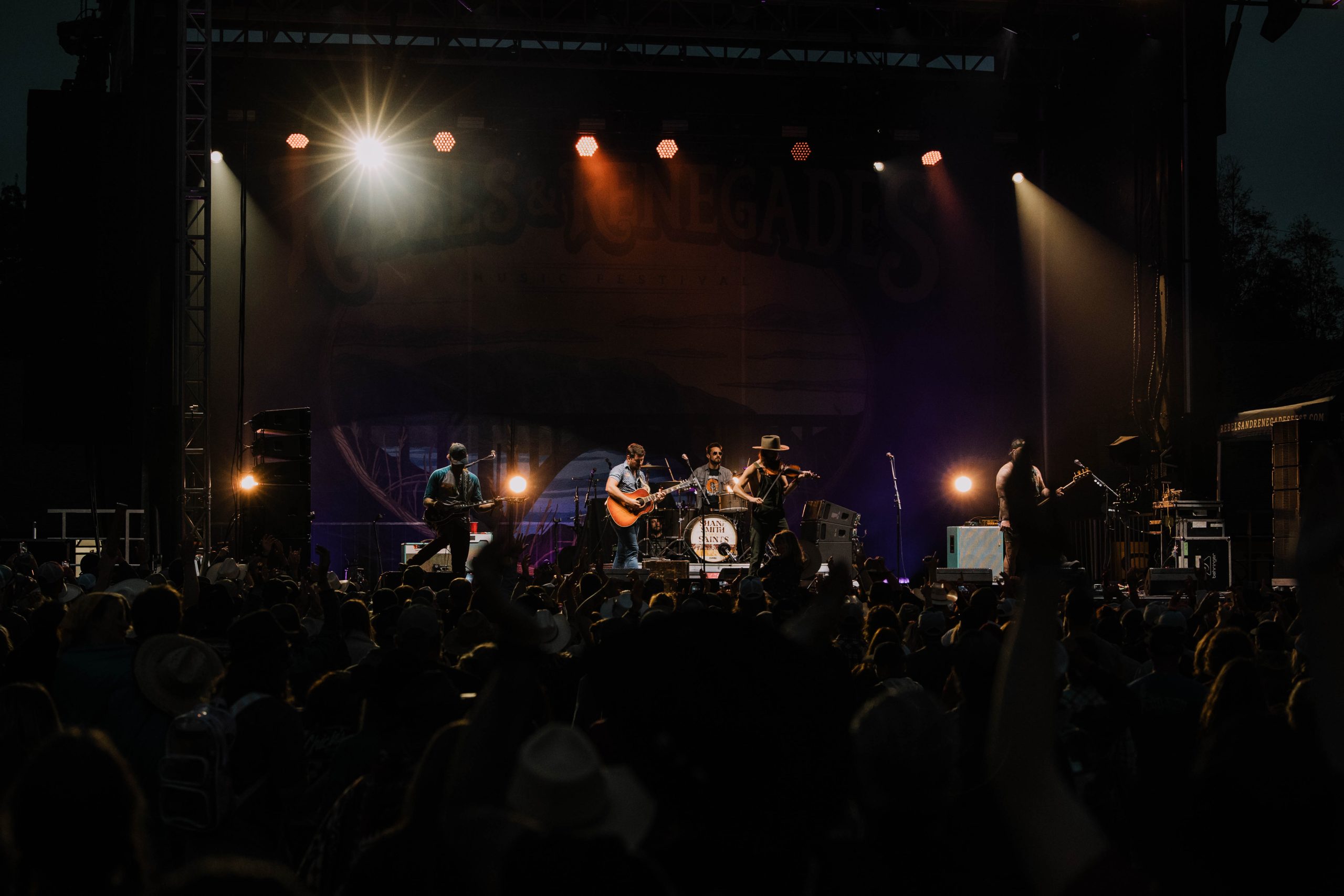 Shane Smith & the Saints performing at the Big Sur Stage.